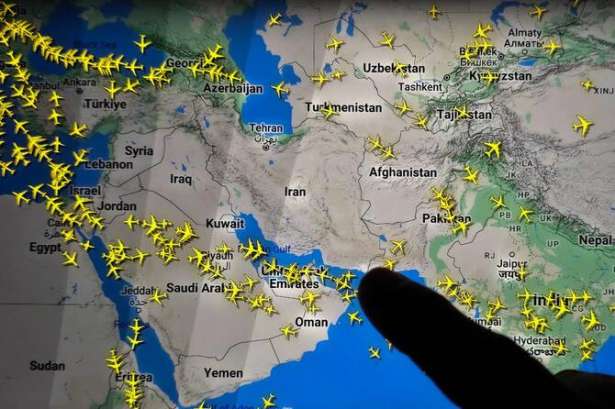 தெஹ்ரான் வான்வெளியை  கட்டுப்பாட்டுக்குள் கொண்டுள்ள இஸ்ரேல்